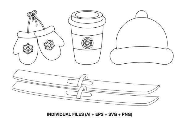 Winter Coloring Pages for Kids: Graphics & Crafts